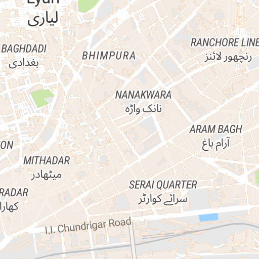 Aram Bagh Karachi Map Chup Tazia Processions Route 31 Dec : Scribble Maps
