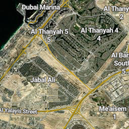 Emirates Hills Location Map Emirates Hills Villa E160 : Scribble Maps