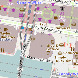 Canary Wharf Scribble Maps