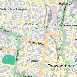 Toowoomba Map Street View Map Of Toowoomba : Scribble Maps