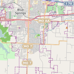 Oak Forest Elementary Zone Map Grain Valley Elementary Boundary Map : Scribble Maps